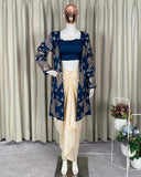 Exclusive Pink Black Blue Banglori Silk Embroidery Skirt Blouse With Koti