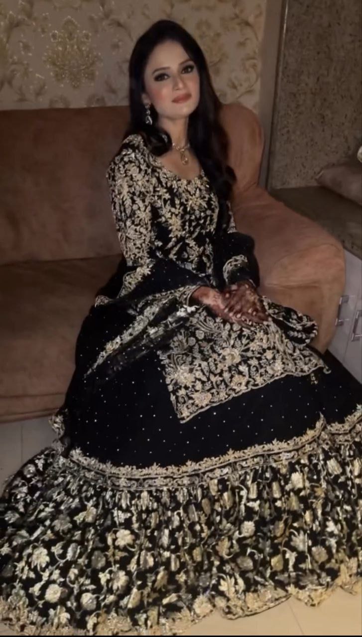 Ready To Wear Royal Black Farshi Lehenga With Dupatta for Festive & Wedding