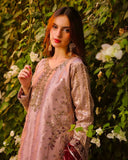 Copper Jimmy Silk Sequence Work Pant Suit With Maroon Dupatta