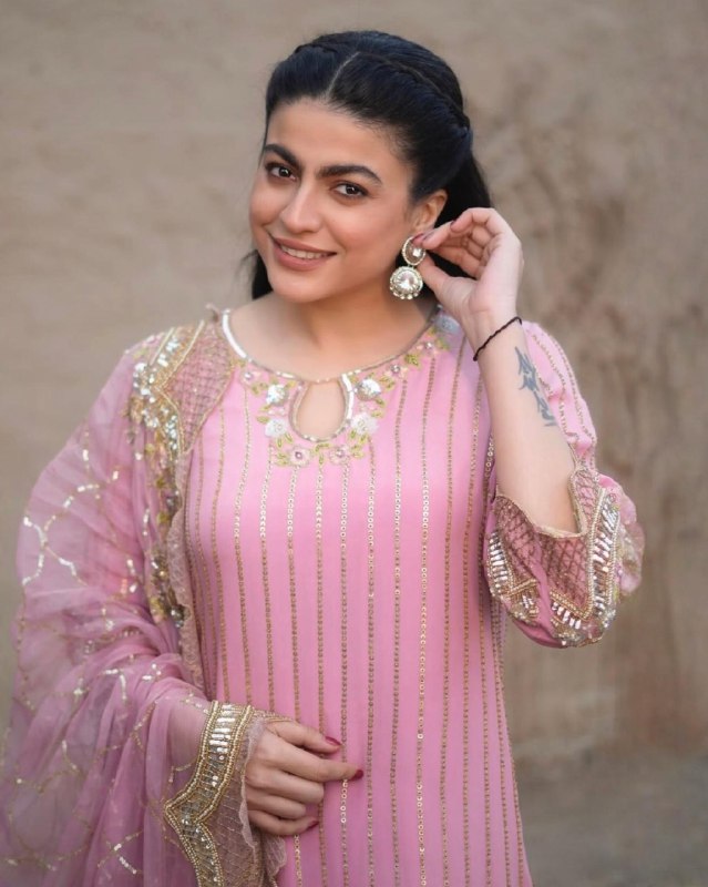 Ready To Wear Pink Turkish Crush Silk Sharara Kurti With Dupatta