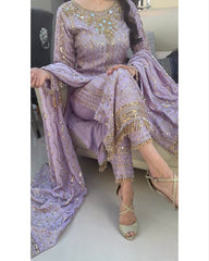 Gorgeous Pure Georgette With Sequence Work Salwar Suit With Dupatta
