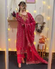 Gorgeous Pure Georgette With Sequence Work Salwar Suit With Dupatta